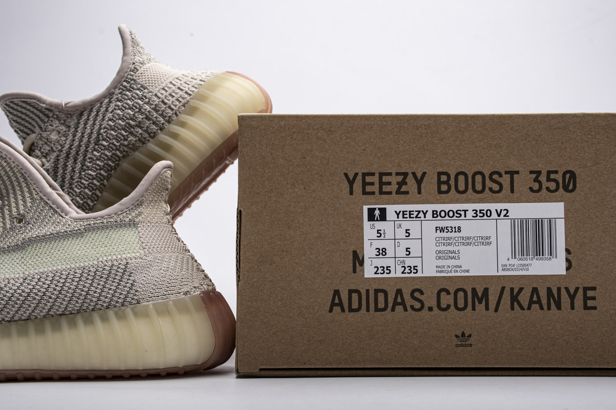 Adidas Yeezy 350 Boost V2 Citrin Reflective Fw5318 10 - www.kickbulk.cc